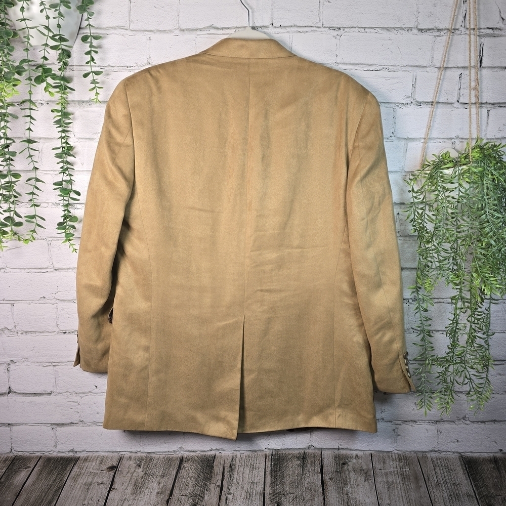 LAUREN RALPH LAUREN CAMEL COLOR CLASSIC TIMELESS BLAZER MENS 40R COUNTRYCLUB - Picture 3 of 9